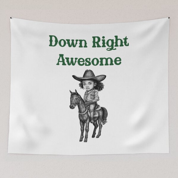 Item preview, Down Right Awesome Cowgirl, Down syndrome designed and sold by FunandWhimsy.