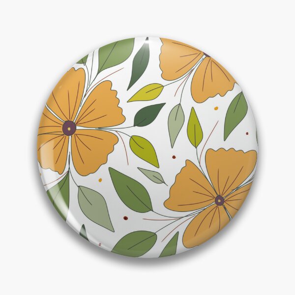 Item preview, Tiny yellow flowers with leaf pattern  designed and sold by Chirayu1111.