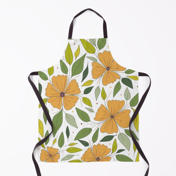 Item preview, Tiny yellow flowers with leaf pattern  designed and sold by Chirayu1111.