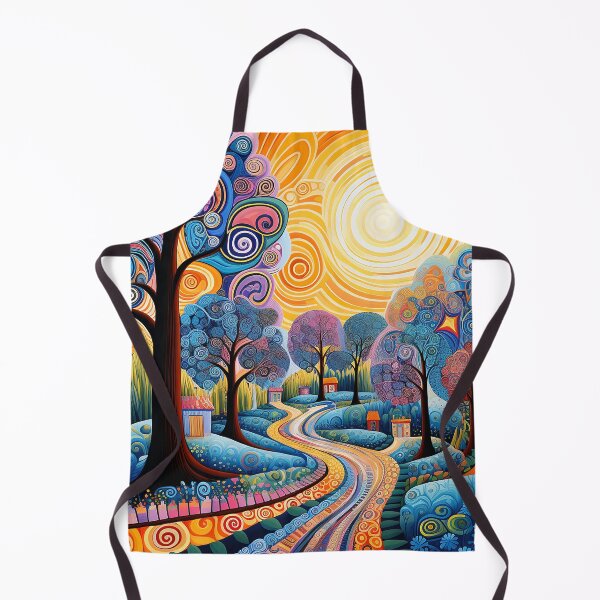 Item preview, Elionia - Colorful landscape painting (1/4) designed and sold by sabantha.