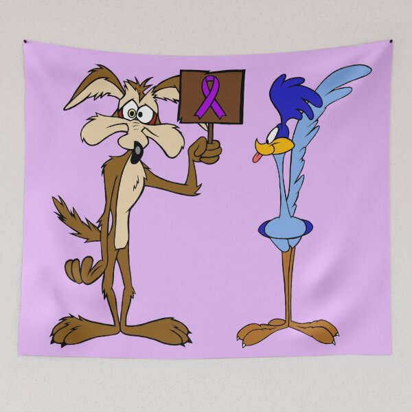 Item preview, CoyoteRoad Bird Awareness Ribbon (Purple) designed and sold by CaitlynConnor.