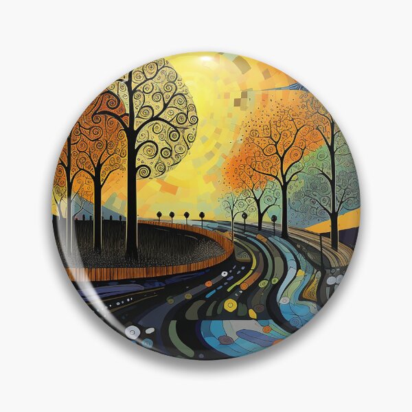 Item preview, Elionia - Colorful landscape painting (2/4) designed and sold by sabantha.