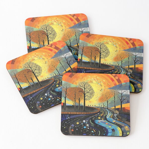 Item preview, Elionia - Colorful landscape painting (2/4) designed and sold by sabantha.