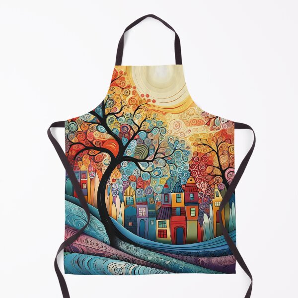 Item preview, Elionia - Colorful landscape painting (3/4) designed and sold by sabantha.