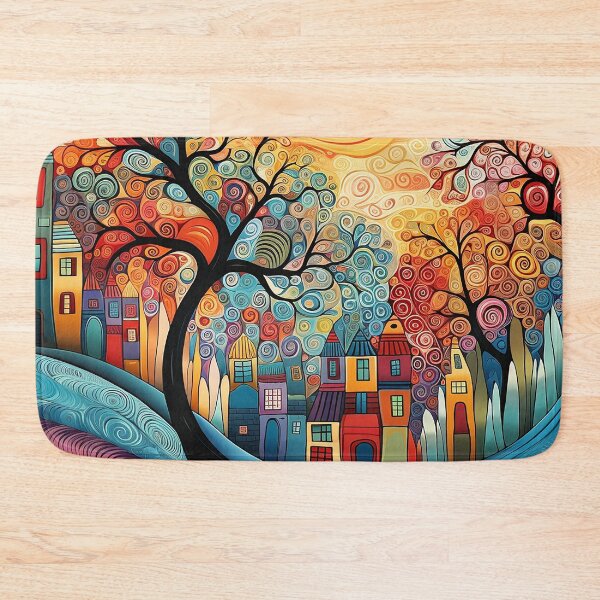 Item preview, Elionia - Colorful landscape painting (3/4) designed and sold by sabantha.