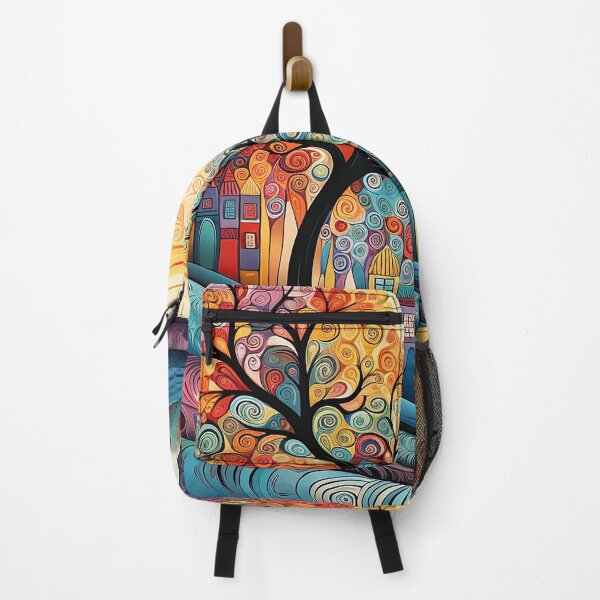 Item preview, Elionia - Colorful landscape painting (3/4) designed and sold by sabantha.