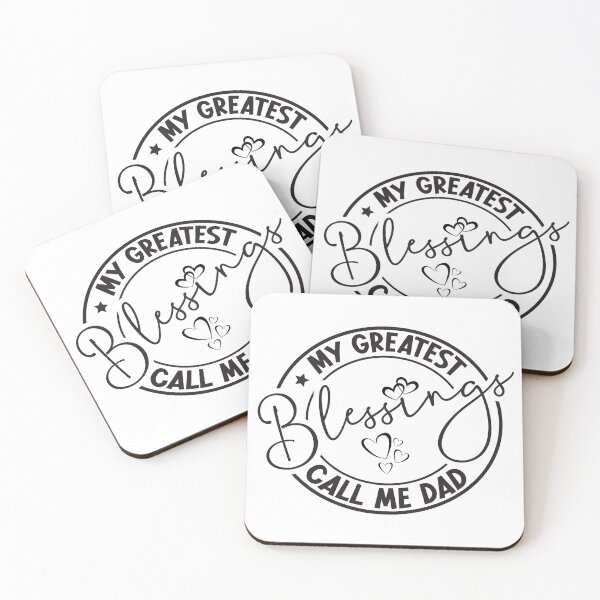 Item preview, My Greatest Blessings Call Me Dad designed and sold by CottonAndBliss.