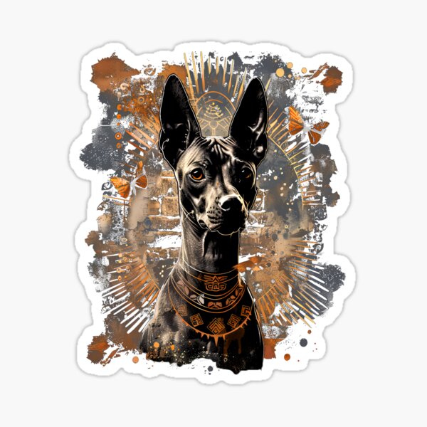 Item preview, Xoloitzcuintli_Urban_Art_02 - Arte callejero único de Xoloitzcuintli designed and sold by Xolo Merch.