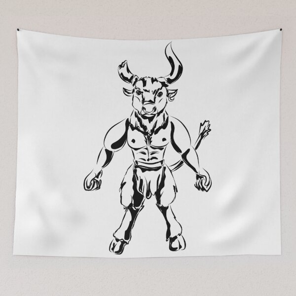 Item preview, Minotaur - outline designed and sold by Antiope33.