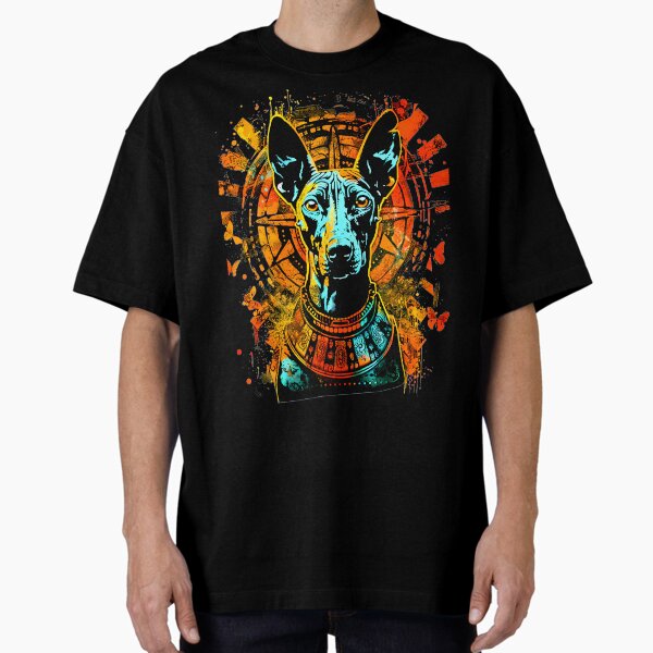 Vista previa del artículo con la obra «Xoloitzcuintli_Urban_Art_03 - Arte callejero único de Xoloitzcuintli», diseñado y vendido por Xolo Merch.