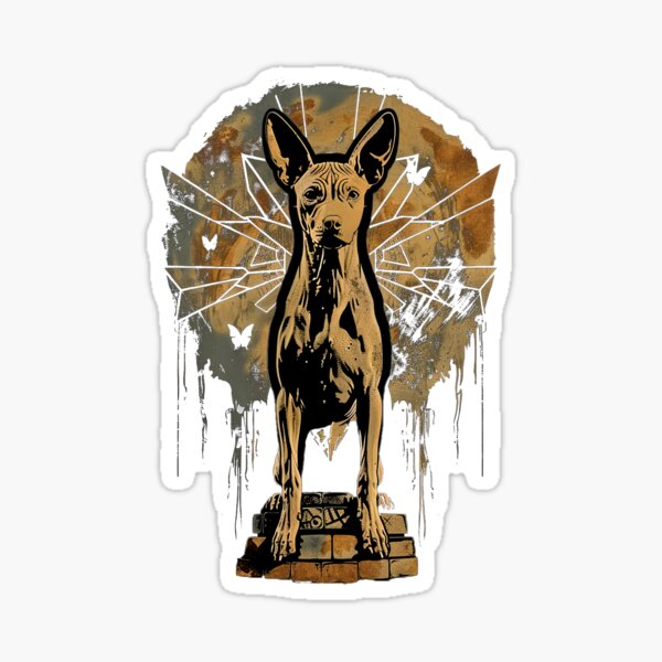 Item preview, Xoloitzcuintli_Urban_Art_04 - Arte callejero único de Xoloitzcuintli designed and sold by Xolo Merch.