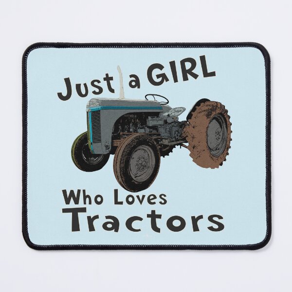 Item preview, Just a girl who loves tractors designed and sold by SEADOGPRINTS.