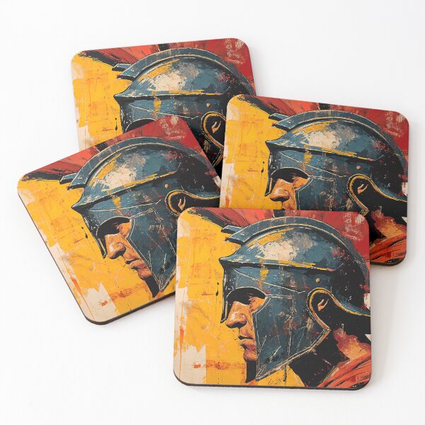 Item preview, spartan warrior portrait designed and sold by ururuty.