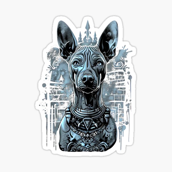 Item preview, Xoloitzcuintli_Urban_Art_07 - Arte callejero único de Xoloitzcuintli designed and sold by Xolo Merch.