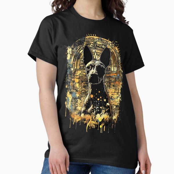 Vista previa del artículo con la obra «Xoloitzcuintli_Urban_Art_08 - Arte callejero único de Xoloitzcuintli», diseñado y vendido por Xolo Merch.