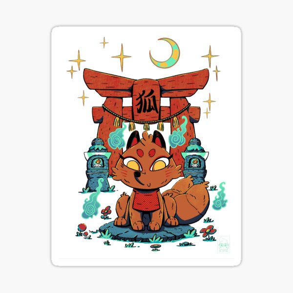 Kitsune Sticker