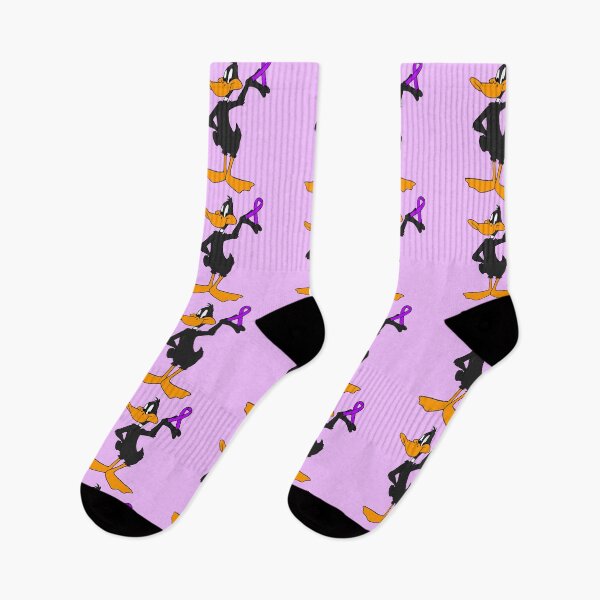 Item preview, Classic Duck Cartoon With Awareness Ribbon (Purple) designed and sold by CaitlynConnor.