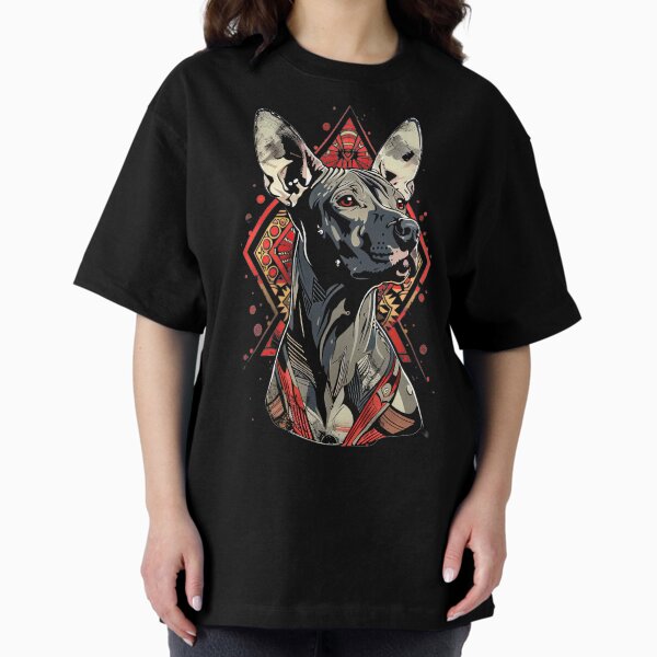 Vista previa del artículo con la obra «Xoloitzcuintli_Urban_Art_09 - Arte callejero único de Xoloitzcuintli», diseñado y vendido por Xolo Merch.