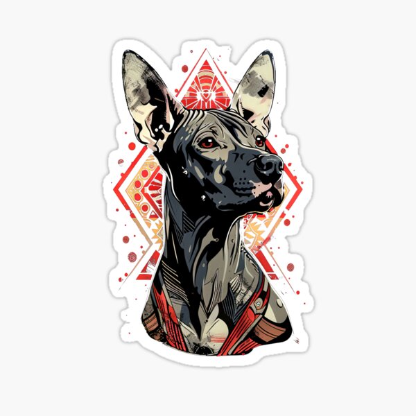 Item preview, Xoloitzcuintli_Urban_Art_09 - Arte callejero único de Xoloitzcuintli designed and sold by Xolo Merch.
