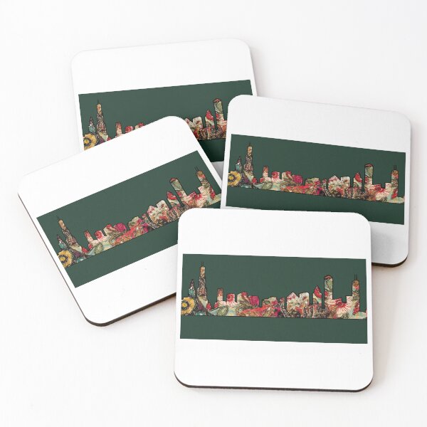 Item preview, Desi Inspired Chicago Skyline (with background) designed and sold by ZeeArt18.