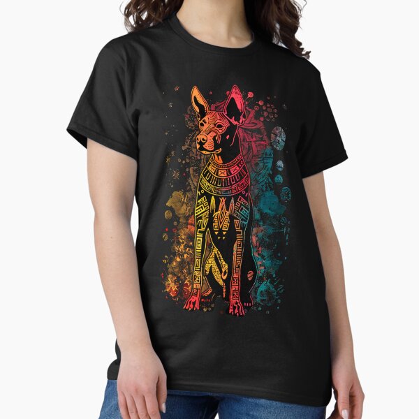Vista previa del artículo con la obra «Xoloitzcuintli_Urban_Art_10 - Arte callejero único de Xoloitzcuintli», diseñado y vendido por Xolo Merch.