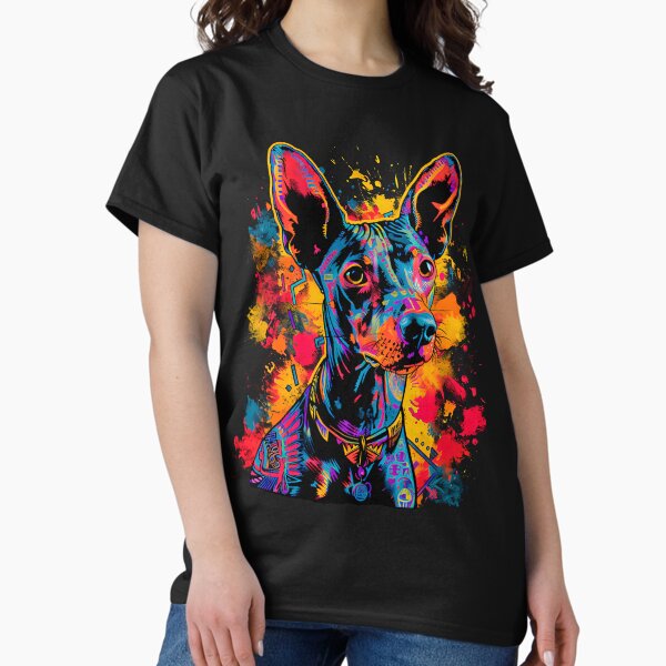 Vista previa del artículo con la obra «Xoloitzcuintli_Urban_Art_11 - Arte callejero único de Xoloitzcuintli», diseñado y vendido por Xolo Merch.