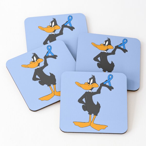 Item preview, Classic Duck Cartoon With Awareness Ribbon (Blue) designed and sold by CaitlynConnor.