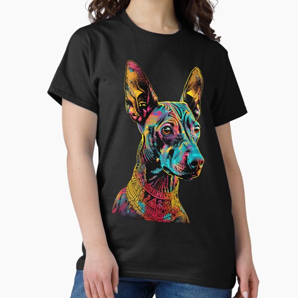 Vista previa del artículo con la obra «Xoloitzcuintli_Urban_Art_13 - Arte callejero único de Xoloitzcuintli», diseñado y vendido por Xolo Merch.