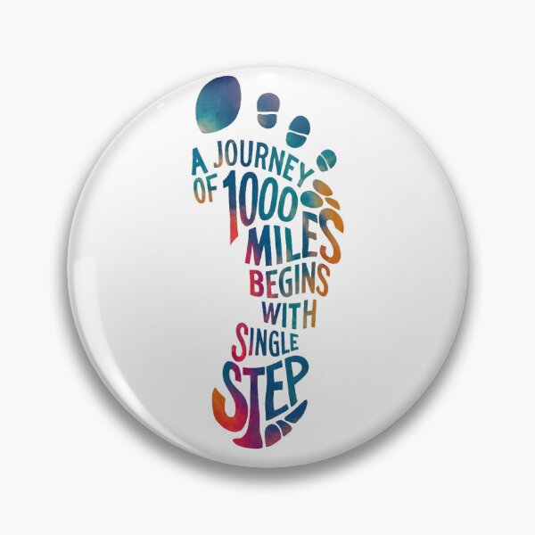 Item preview, A journey of 1000 miles begins with single step designed and sold by Dilwish5.
