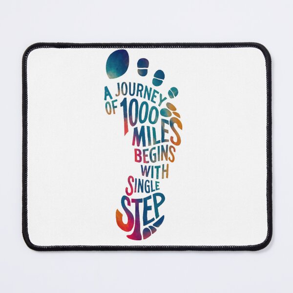 Item preview, A journey of 1000 miles begins with single step designed and sold by Dilwish5.