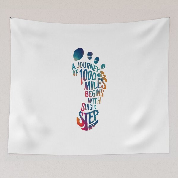 Item preview, A journey of 1000 miles begins with single step designed and sold by Dilwish5.