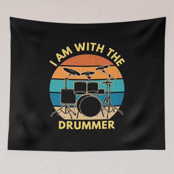 Item preview, i am with the drummer designed and sold by sydney-syder.