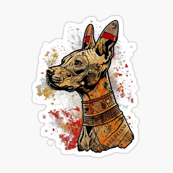 Item preview, Xoloitzcuintli_Urban_Art_15 - Arte callejero único de Xoloitzcuintli designed and sold by Xolo Merch.