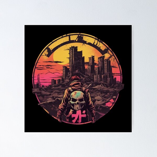 Item preview, Urban Destruction, Wasteland, Post Apocalyptic, Kanji designed and sold by Burn-Ego.