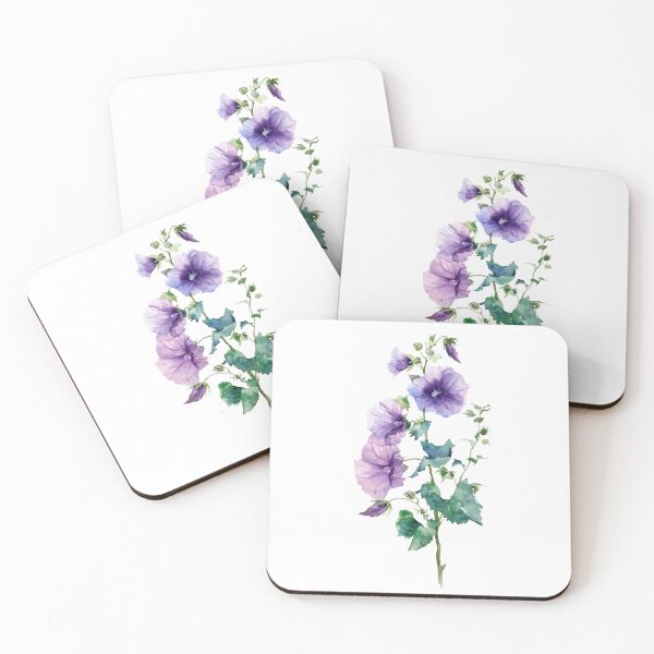 Item preview, Watercolor Lilac Malva Flower designed and sold by junkydotcom.