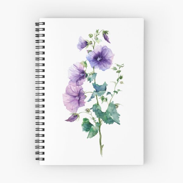Item preview, Watercolor Lilac Malva Flower designed and sold by junkydotcom.