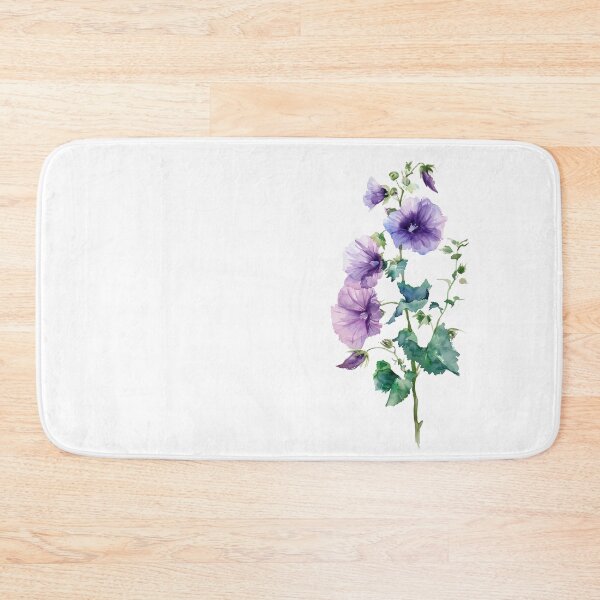 Item preview, Watercolor Lilac Malva Flower designed and sold by junkydotcom.