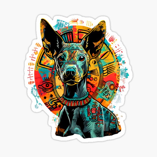 Item preview, Xoloitzcuintli_Urban_Art_20 - Arte callejero único de Xoloitzcuintli designed and sold by Xolo Merch.
