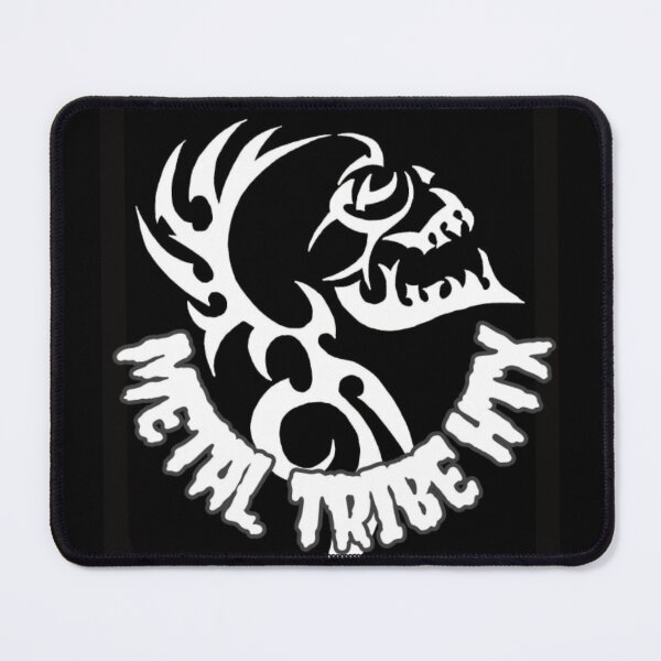 Item preview, Unit 713 Metal Tribe HTX Black Skull 1 designed and sold by Unit713-Shop.