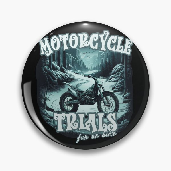 Item preview, MOTORCYCLE TRIALS fun on bike moto trial extreme acrobatic sport design designed and sold by Jt41.