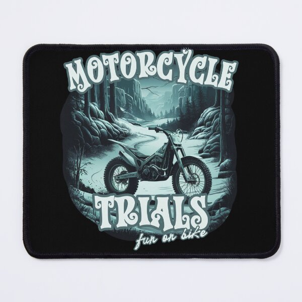 Item preview, MOTORCYCLE TRIALS fun on bike moto trial extreme acrobatic sport design designed and sold by Jt41.