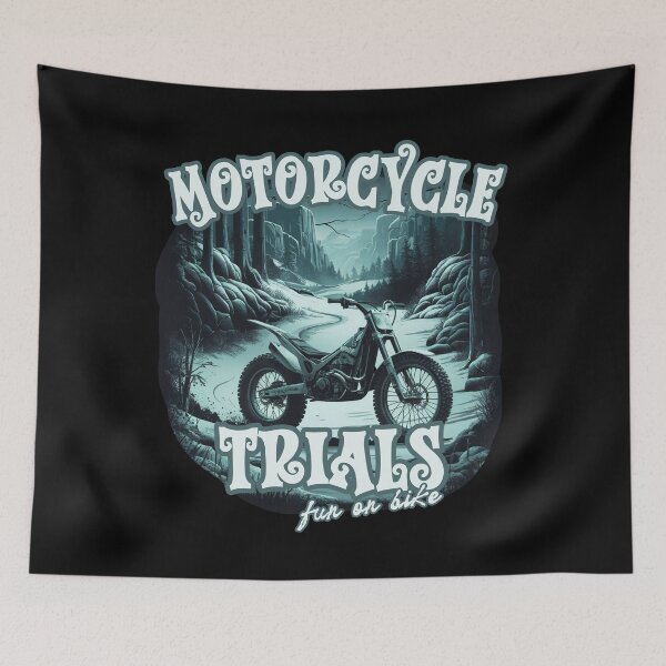 Item preview, MOTORCYCLE TRIALS fun on bike moto trial extreme acrobatic sport design designed and sold by Jt41.