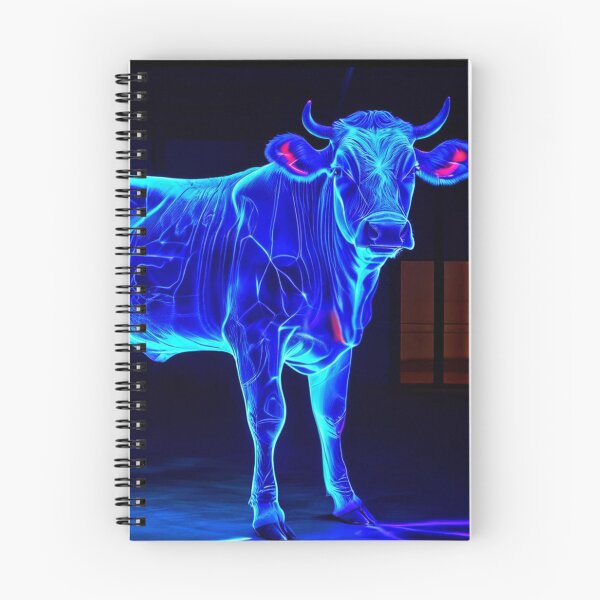 Aperçu de l'œuvre tasses d'exposition dirigées par une vache éthérée et transparente, puzzle, t-shirts, agriculture créée et vendue par Eandbeyond.