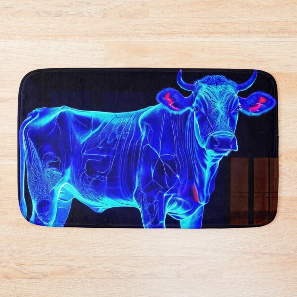 Item preview, etheral-transparent cow -led show-cups,jigsaw,tshirts,farming designed and sold by Eandbeyond.