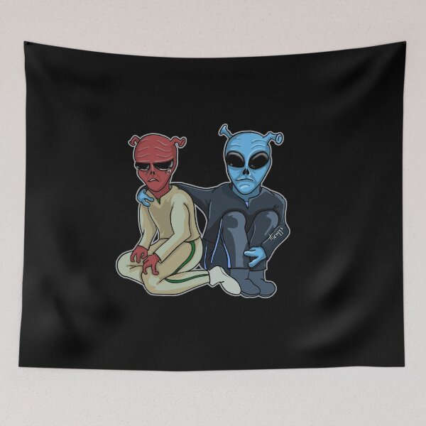 Item preview, Sad friends Alien designed and sold by Themys24.