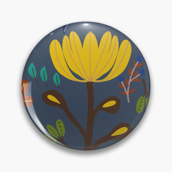Item preview, Playful botanical pattern designed and sold by myinkcolour.