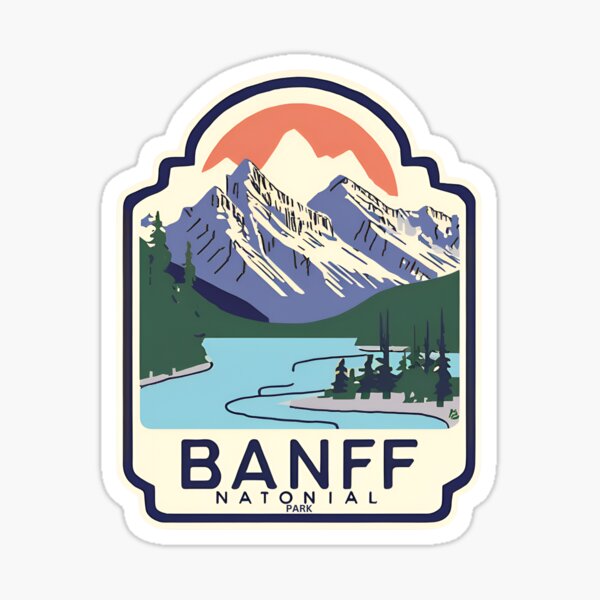 Item preview, BANFF NATIONAL PARK  designed and sold by VintageRealm.