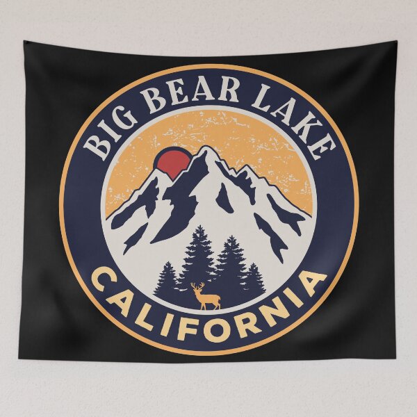 Item preview, Big Bear Lake Califonia designed and sold by graphic-map.