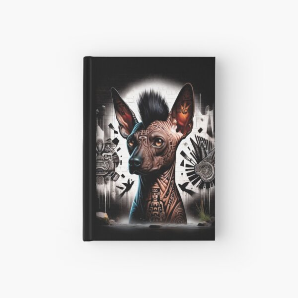 Item preview, Xoloitzcuintli_Urban_Art_Mariposa_01 - Arte callejero único de Xoloitzcuintli designed and sold by Xolo Merch.