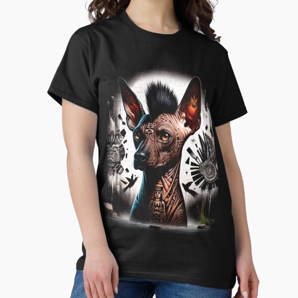 Item preview, Xoloitzcuintli_Urban_Art_Mariposa_01 - Arte callejero único de Xoloitzcuintli designed and sold by Xolo Merch.